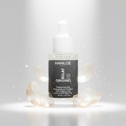Éclat Originel⎪Peeling AHA Bio - Acide Lactique et Thé Blanc - 30ml