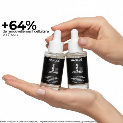 Éclat Originel⎪Peeling AHA Bio - Acide Lactique et Thé Blanc - 30ml