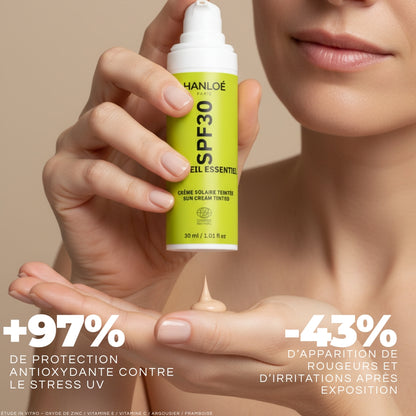 Soleil Essentiel SPF30⎪Crème Solaire Teintée - 30ml