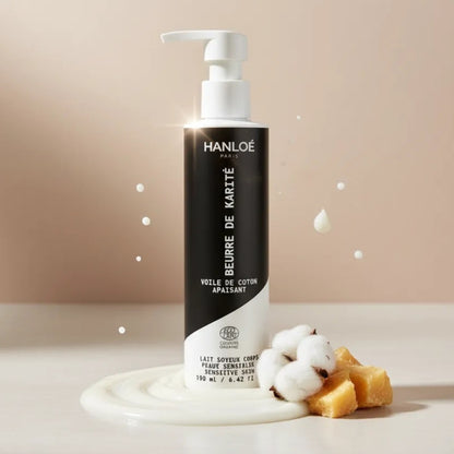 Voile de Coton Apaisant⎪Lait soyeux corps Bio - Peaux sensibles - 190ml